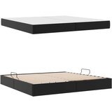  Krevet s madracem i skladištem s pohranom 2 kom. Crna Koža 200 x 200 cm | shoptok.hr