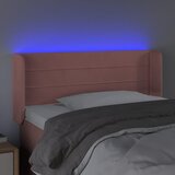  LED uzglavlje ružičasto 83x16x78/88 cm baršunasto | shoptok.hr