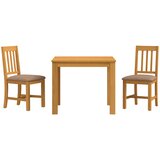  Blagovaonski set 3 kom. Siva Čvrsto Hrastovo Drvo | shoptok.hr