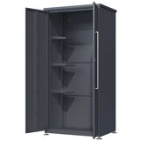 WESTMANN Metalni vrtni ormar Capsa s bazom - 65x90x187 cm | antracit | shoptok.hr