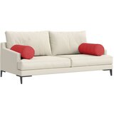  Valjkasti jastučići 2 pcs Crvena Ø 25 x 70 cm tkanina | Eponuda.com