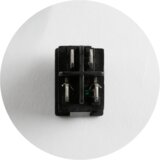Home Prekidač, 250 V~, 5 A, 21 × 15 mm, 2 položaja, STV 06, Zeleni | Eponuda.ba