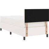  Krevet s opruga kutije s uzglavljem Krema i bijela 100 x 200 cm | shoptok.hr