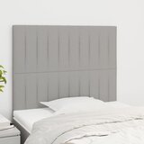 vidaXL Uzglavlje 2 kom svjetlosivi 100x5x78/88 cm od tkanine Cijene
