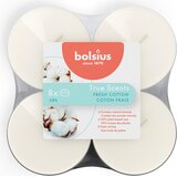 Bolsius Pravi vonji Maxi dišeče čajne lučke 8h (8 kosov) - sveži bombaž | Shoptok.si