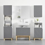 Bessagi Home Viseča Omara Rocco, Siva, Bela | Shoptok.si