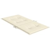  Jastuci za vrtne stolice 2 kom krem 100 x 50 x 3 cm od tkanine | shoptok.hr
