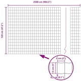 vidaXL Zelena evropska ograja 1.2x25 m Jeklo | Shoptok.si