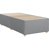  Krevet s oprugama i madracem svjetlosivi 100x200 cm od tkanine | shoptok.hr