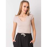 Och Bella Blouse-TW-BZ-OB012.30-beige | Shoptok.si