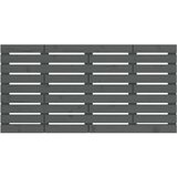  Stensko posteljno vzglavje sivo 156x3x63 cm trdna borovina, (20736189) | Shoptok.si