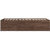  Dnevni krevet s ladicama bez madraca smeđa hrasta 75x190 cm | shoptok.hr