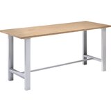 eurokraft basic Modulna delovna miza, širina plošče 1850 mm, osnovni model, plošča multipleks | Shoptok.si