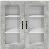 vidaXL Stenska kuhinjska omarica z vrati Betonsko siva 80 x 31 x 80 cm | Shoptok.si