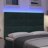  LED glava kreveta s LED trakama Zelena 144 cm Baršun | Eponuda.com