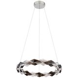 Globo Karilion LED viseća svjetiljka (36 W, Ø x V: 55 x 130 cm, Srebrna) | shoptok.hr