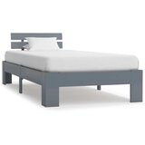  Za krevet od masivne borovine sivi 100 x 200 cm | shoptok.hr