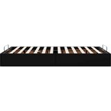 vidaXL Otomanski posteljni okvir brez vzmetnice črn 120x190 cm | Shoptok.si