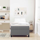  Krevetna platforma Svijetlo siva 80 x 200 cm Kordura tekstil | shoptok.hr