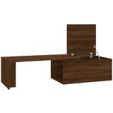 Stolić za kavu smeđa boja hrasta 150x50x35 cm konstruirano drvo | shoptok.hr