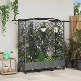  Povišeni krevet s mrežom i krovom Svjetlosiva 163 x 40 x 129 cm | shoptok.hr