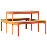  Stol za piknik voštano smeđi 110 x 134 x 75 cm masivna borovina | shoptok.hr