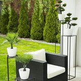  Stalak za cveće 100x24 cm, crne boje | Eponuda.com