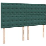  Okvir kreveta s madracima tamnozeleni 180x200cm baršunasti | shoptok.hr
