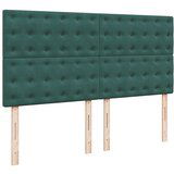  Otomanski posteljni okvir z vzmetnicami zelen 180x200cm žamet, (21653423) | Shoptok.si