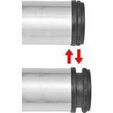 vidaXL 4 Nastavljive Noge za Mizo Brušeni Nikelj 1100 mm | Shoptok.si