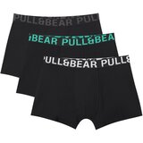 Pull&Bear Bokserice tirkiz / tamo siva / crna / bijela | shoptok.hr