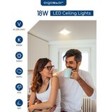 Aigostar LED plafonsko svetlo za površinsku montažu LED/18W/230V 4000K 22,6x22,6 cm belo | Eponuda.com