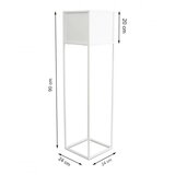  Stalak za cveće 90x24 cm, beli | Eponuda.com