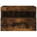  Zidni TV ormarić s LED svjetlima boja hrasta 60x30x40 cm | shoptok.hr