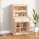  Visoka komoda 60 x 40 x 116 5 cm od masivne borovine | shoptok.hr