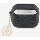Guess 4G Script PC/PU Charm Pouzdro pro AirPods 3 Black Ovitek Vijolična | Shoptok.si