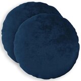  Presvlaka za jastuk 2 kom. HEERLEN Mornarsko plava - Osnovni Mornarsko plava Promjer 60 cm | shoptok.hr
