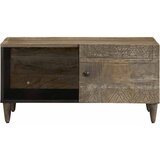  Stol za kavu svijetlo sivi 80x50x40 cm Puno drvo Mango | Eponuda.ba