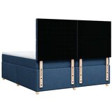 vidaXL Krevet s oprugama i madracem plavi 200 x 200 cm od tkanine | shoptok.hr