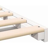  Krevetna konstrukcija Bijelo 200 x 210 cm Čvrsto borovo drvo | shoptok.hr
