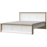 krevet KR180-TA - kolekcija tara - pacifik orah/bela mat lak/bela - 202x100x222 cm