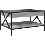  Stolić s beskonačnim LED svjetlima boja hrasta 70x50x38 cm | shoptok.hr