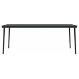  7-dijelni vrtni blagovaonski set crni | shoptok.hr