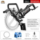 shouyiyoupin Obročna žaga, visoka moč, vsestransko rezanje, 5200W 220V, EU-a, (5000159921) | Shoptok.si