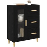  Kreveta Crni hrast 69,5 x 34 x 90 cm Konstruirano drvo | shoptok.hr