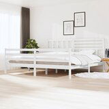 Furnova Posteljni okvir bel 180x200 cm trden les, (21942261) Cene