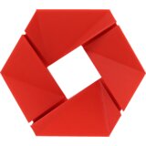 3DJAKE ABS rdeča - 1,75 mm / 1000 g | Shoptok.si