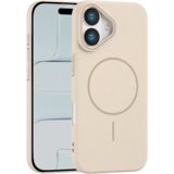 Apple rigid silicone magsafe maska za iphone 16 plus – bež | Eponuda.com