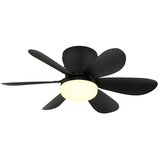 Globo 03625S - LED prigušiva stropni ventilator DELORES LED/5W/230V 2700-6500K crna + daljinski upravljač | Eponuda.com
