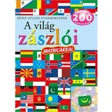 Atlas za otroke - Zastave sveta z nalepkami, poučna knjiga